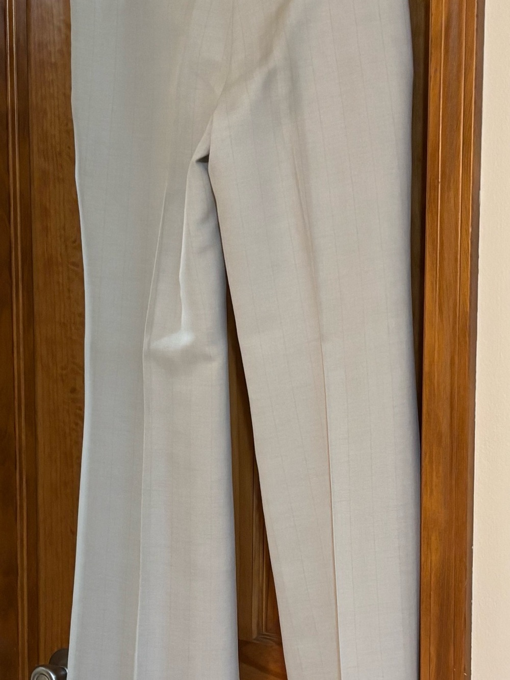 Marineblu Light Gray Tailored Trousers - Picture 12 of 14